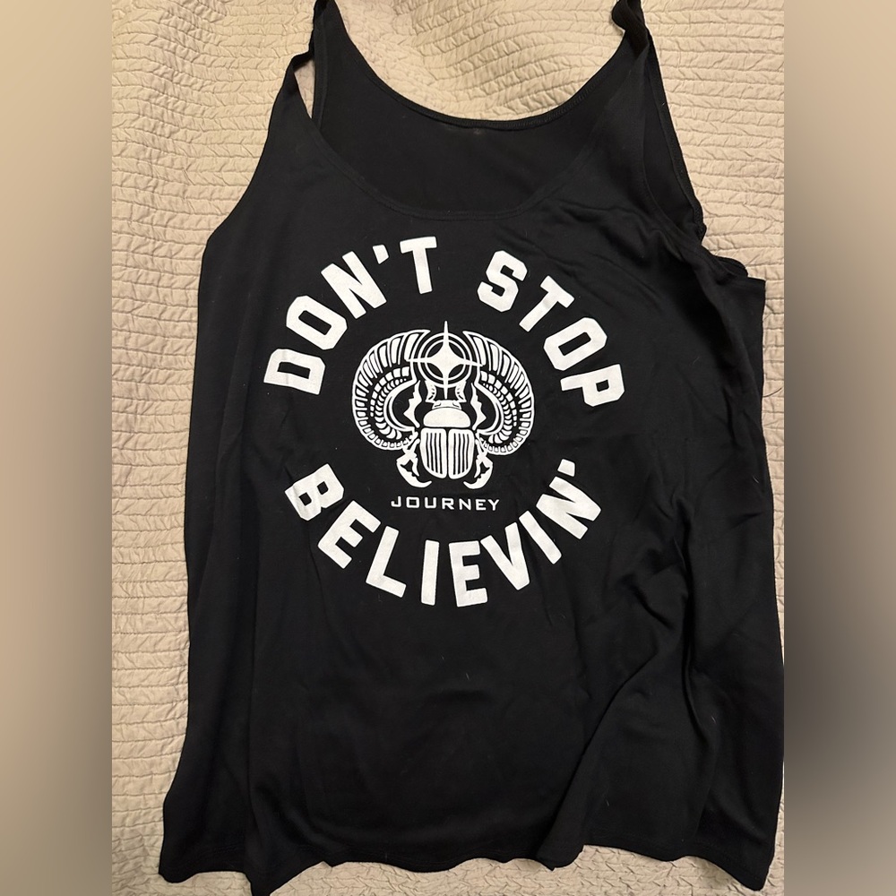 Journey Don’t Stop Believing Concert Tank Top Women’s size Large